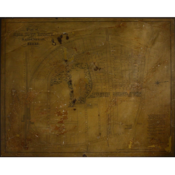 Sales plan for the High Town Estate, Maidenhead. c.1875