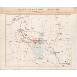 Windsor and Maidenhead Light Railway. November 1901