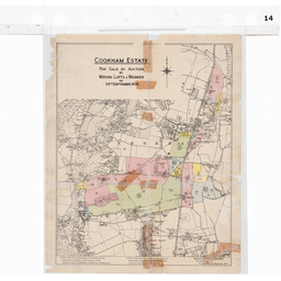 Cookham Estate - Auctioneer's Plan 1938