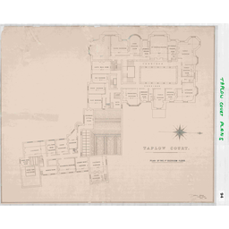 Taplow Court - 1st floor plan 1897
